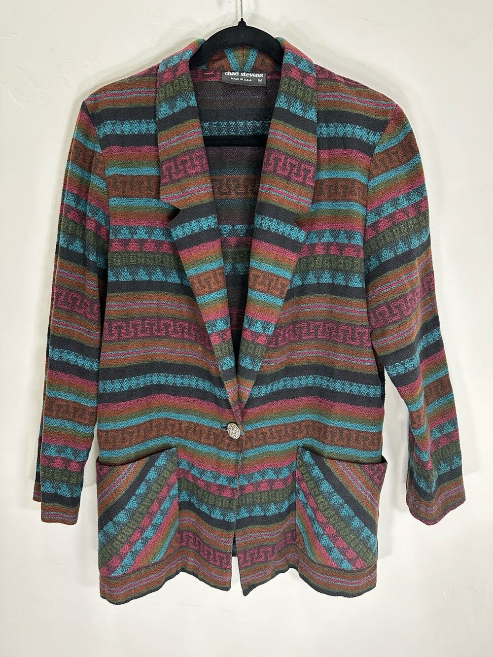 Chad Stevens Women's Made in USA Southwest Print Blazer